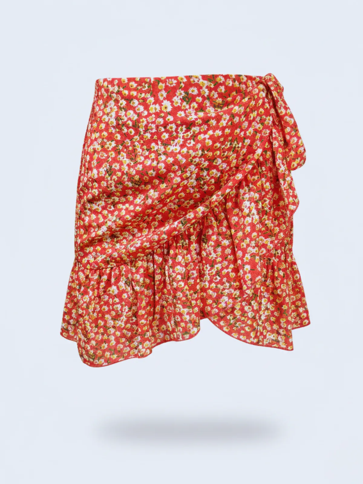 Mini Ruffle Tie Skirt - N/A bottoms available at theGirlyZone Kampala
